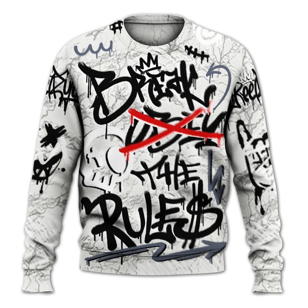 Sweatshirt To Match Air Foamposite Jin Kazama - Break Rules Streetwear All Over Print