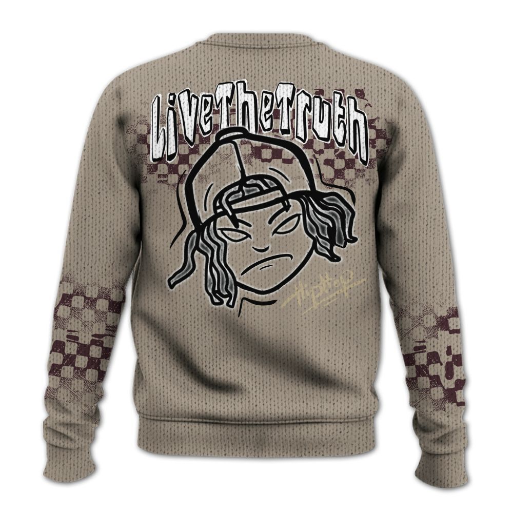 Knitted Sweater To Match AMM Retro Phantom 4s - Feel Life Street Style