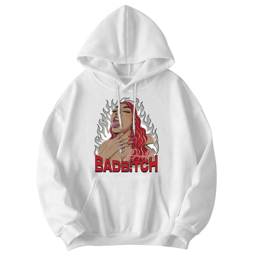 Sweatshirt To Match Air Griffey Max Gray Reds 1s - Bad B!tch Graphic