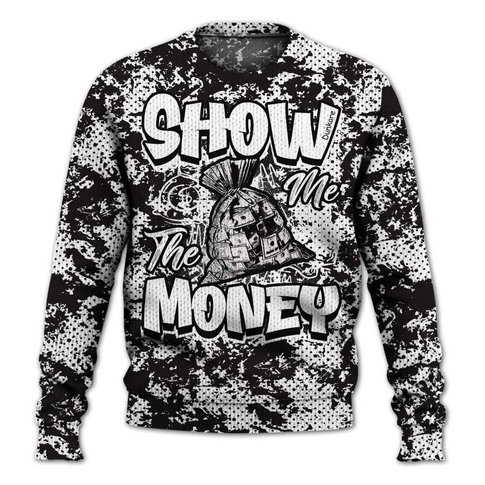 Knitted Sweater To Match Retro Reverse Metallic 5s - Show Me The Money Retro