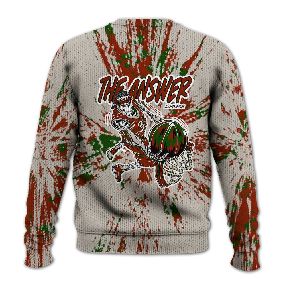 Knitted Sweater To Match El Grito 5s - The Answer Skeleton Luxury