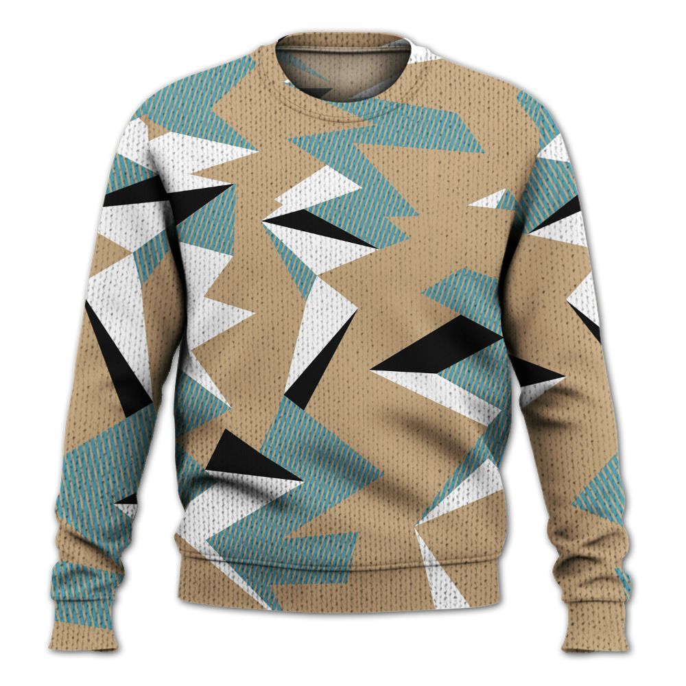 Sweater To Match H-Town 11s - Geometric Camouflage Pattern Graphic