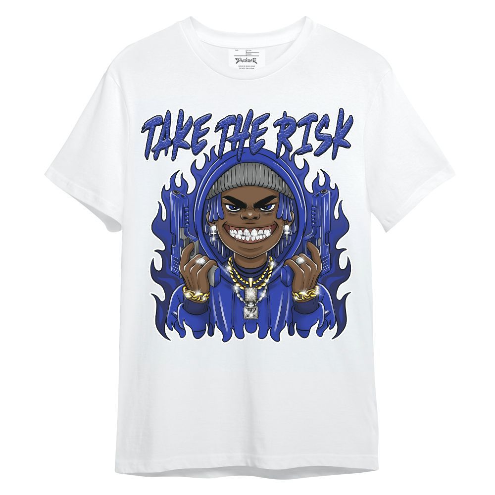 Shirt To Match Air Max Plus Black Racer Blue - Take The Risk Unisex Shirt
