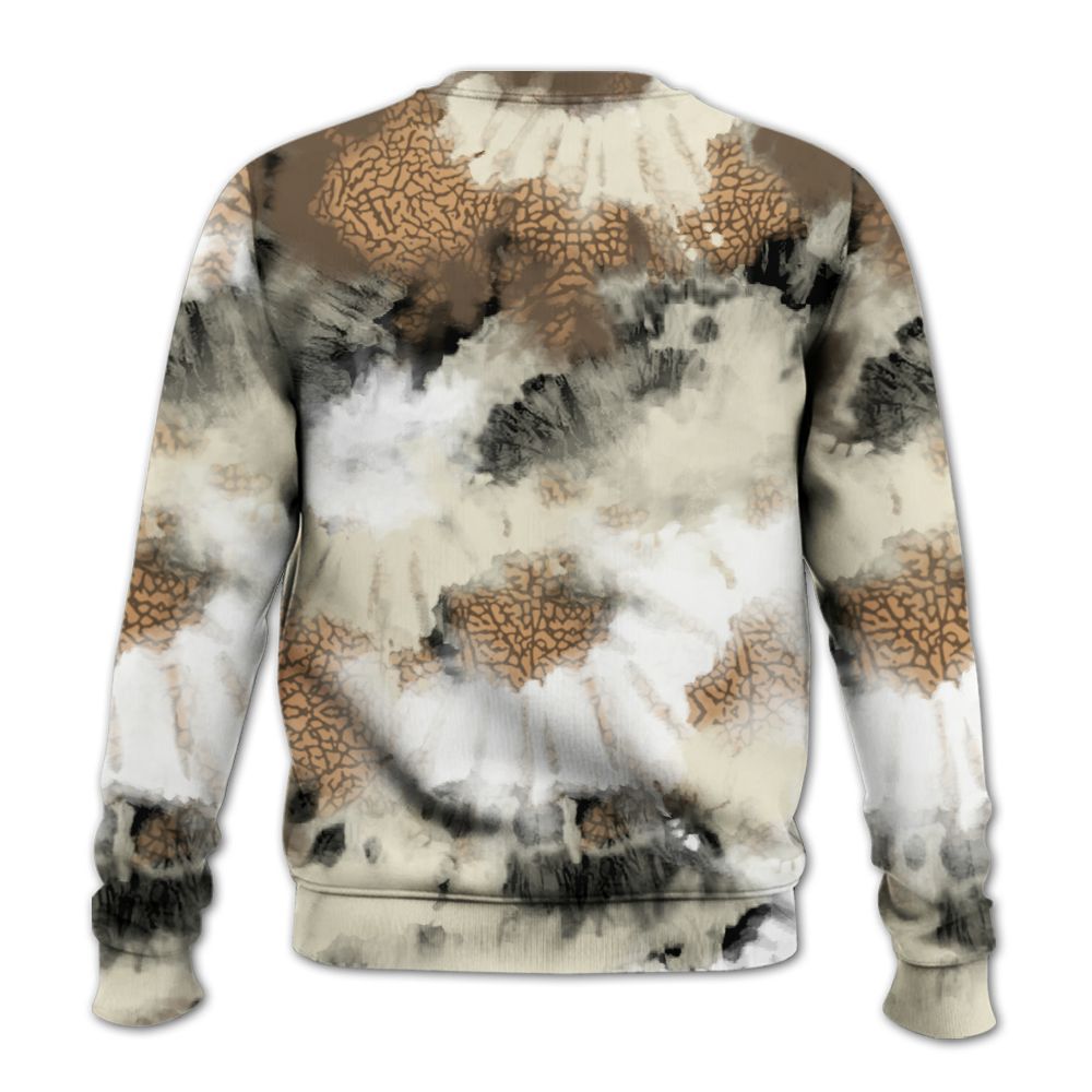 Sweatshirt To Match Orewood Brown 3s - Tie Dye FK Around Find Out All Over Print
