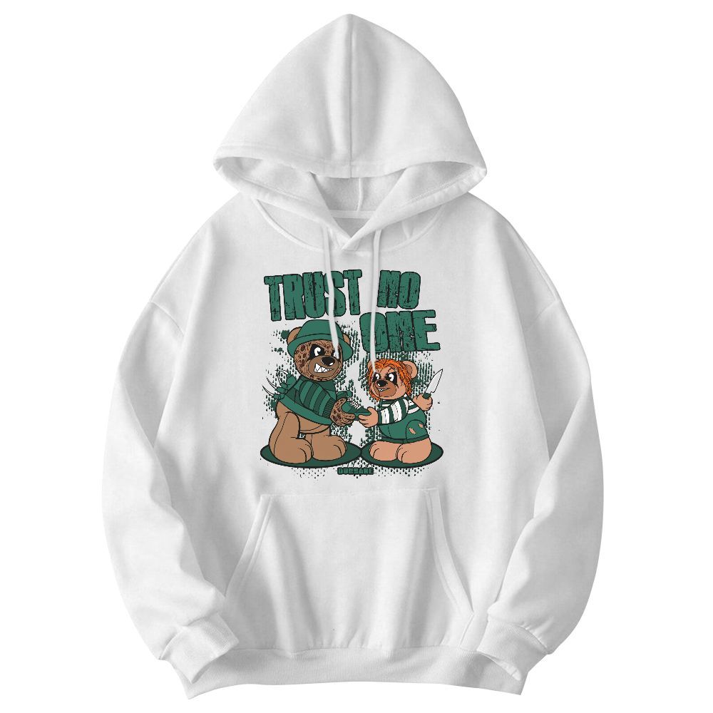 Sweatshirt To Match Oxidized Green 4s - Trust No One Bear Graphic