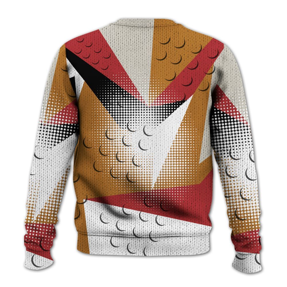 Knitted Sweater To Match Air Max Plus Sunset Swarovski - Poly Custom Name Number 23 5s