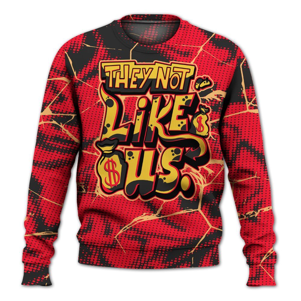 Sweatshirt To Match KD 18 Air Bakin - Dislike Us Graphic All Over Print