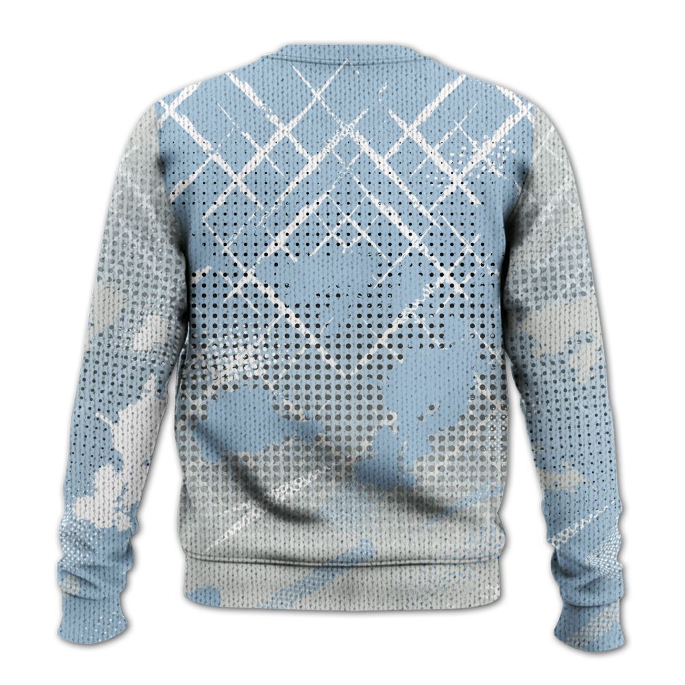 Knitted Sweater To Match Forget Me Not 4s - Halftone Stand Business Dripping