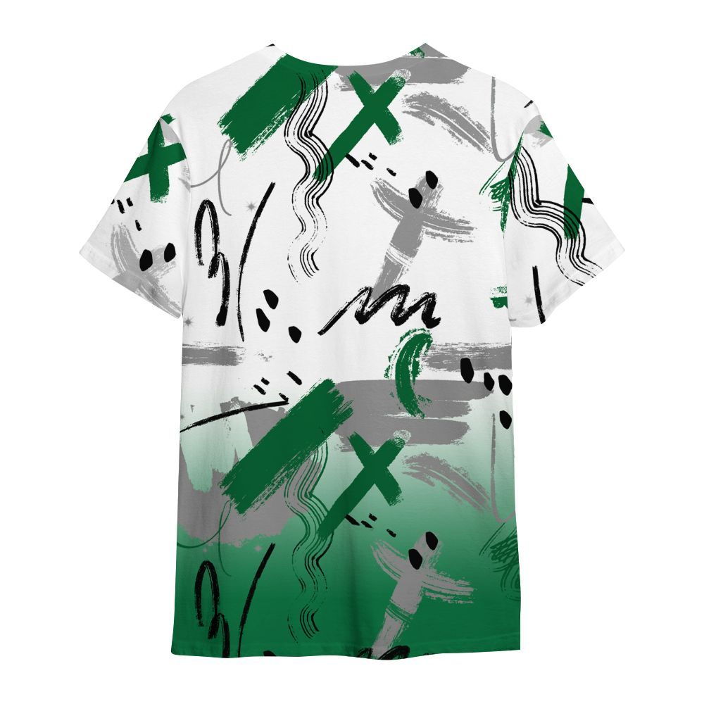 Shirt To Match Pine Green 13s - Money Hustle Grind Pray All Over Print