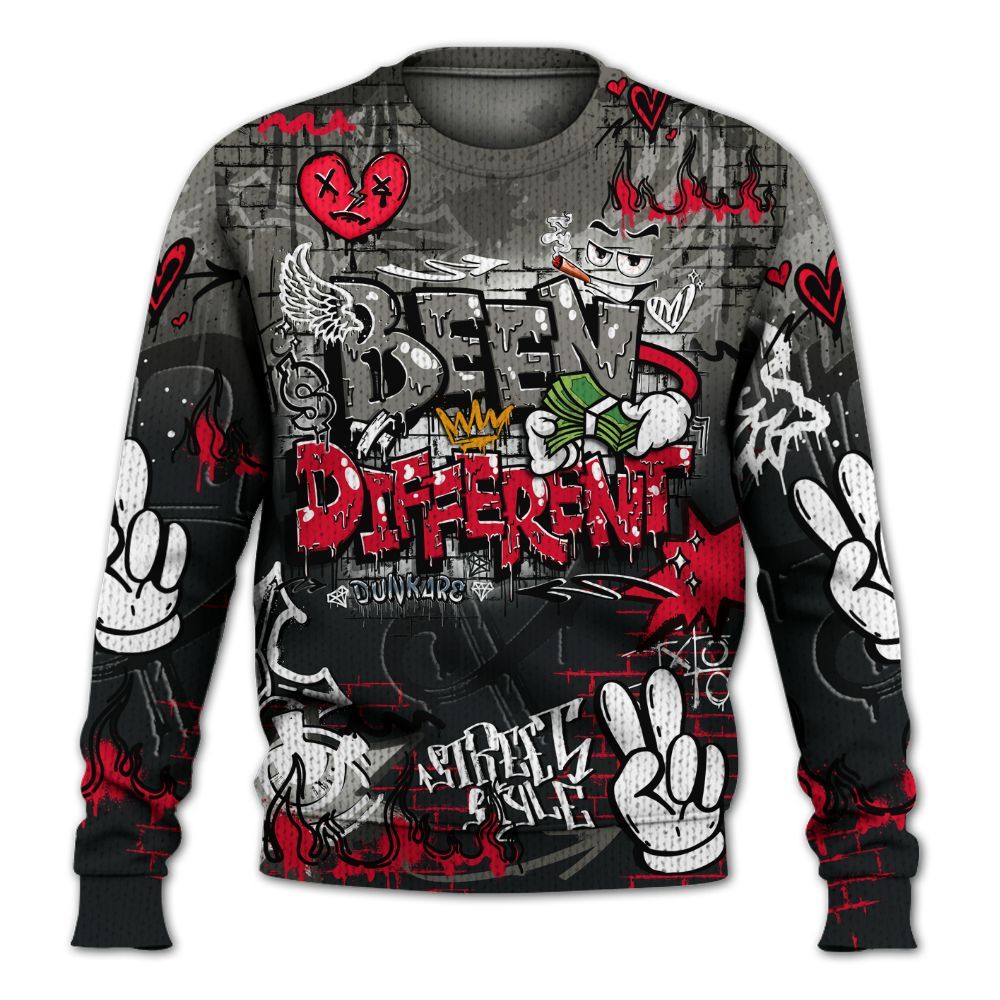 Sweater To Match Shadow 2025 10s - Been Dif2erent Drip Graffiti Graphic