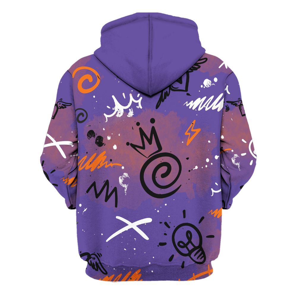 Hoodie To Match Air Max Waffle SP Voltage Purple - Drip Been Di2ferent All Over Print