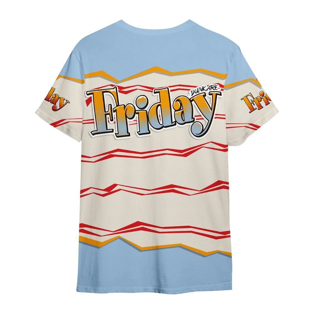 Shirt To Match Retro High OG Pale Ivory Psychic Blue 1s - Friday Movie 90s TV All Over Print