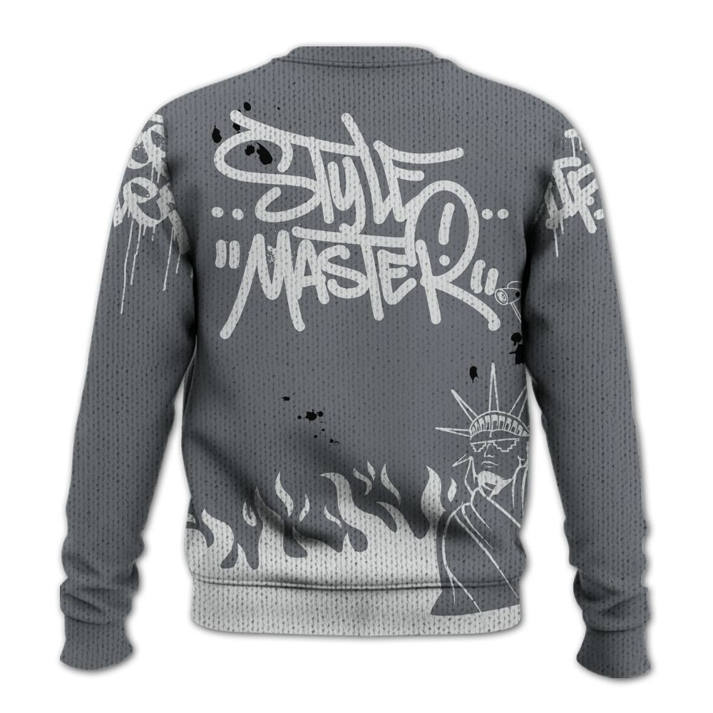 Knitted Sweater To Match Air Max DN Silver Bullet - Graphic Fck Around Find Out