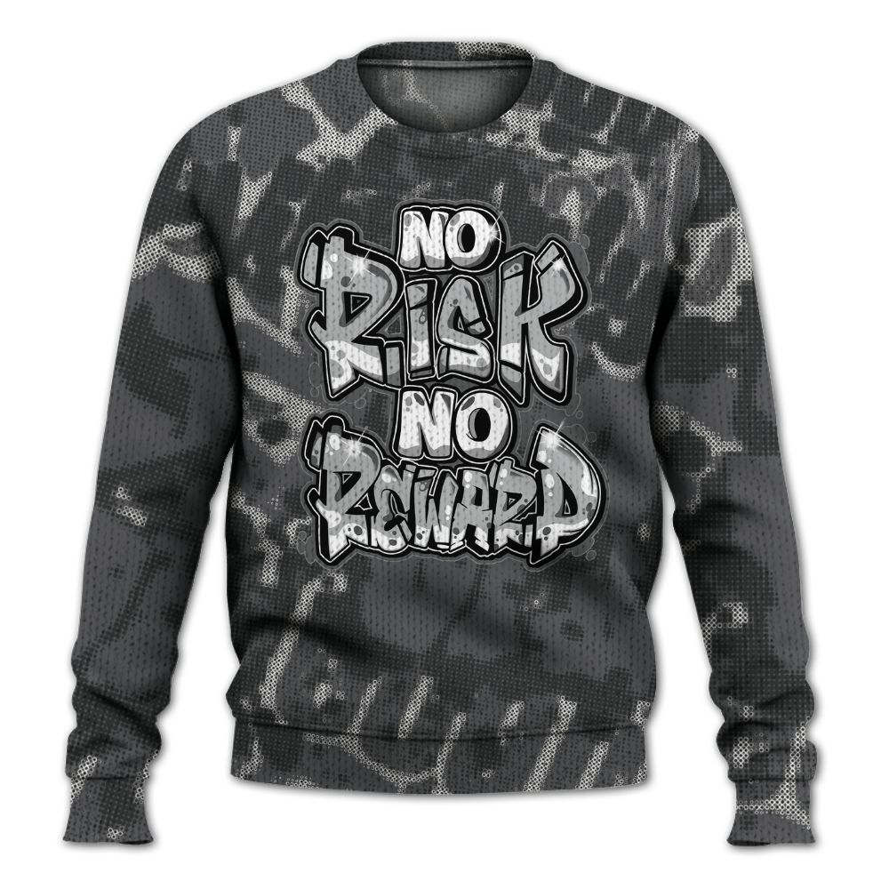 Knitted Sweater To Match White Thunder 4s - No Risks No Reward Street