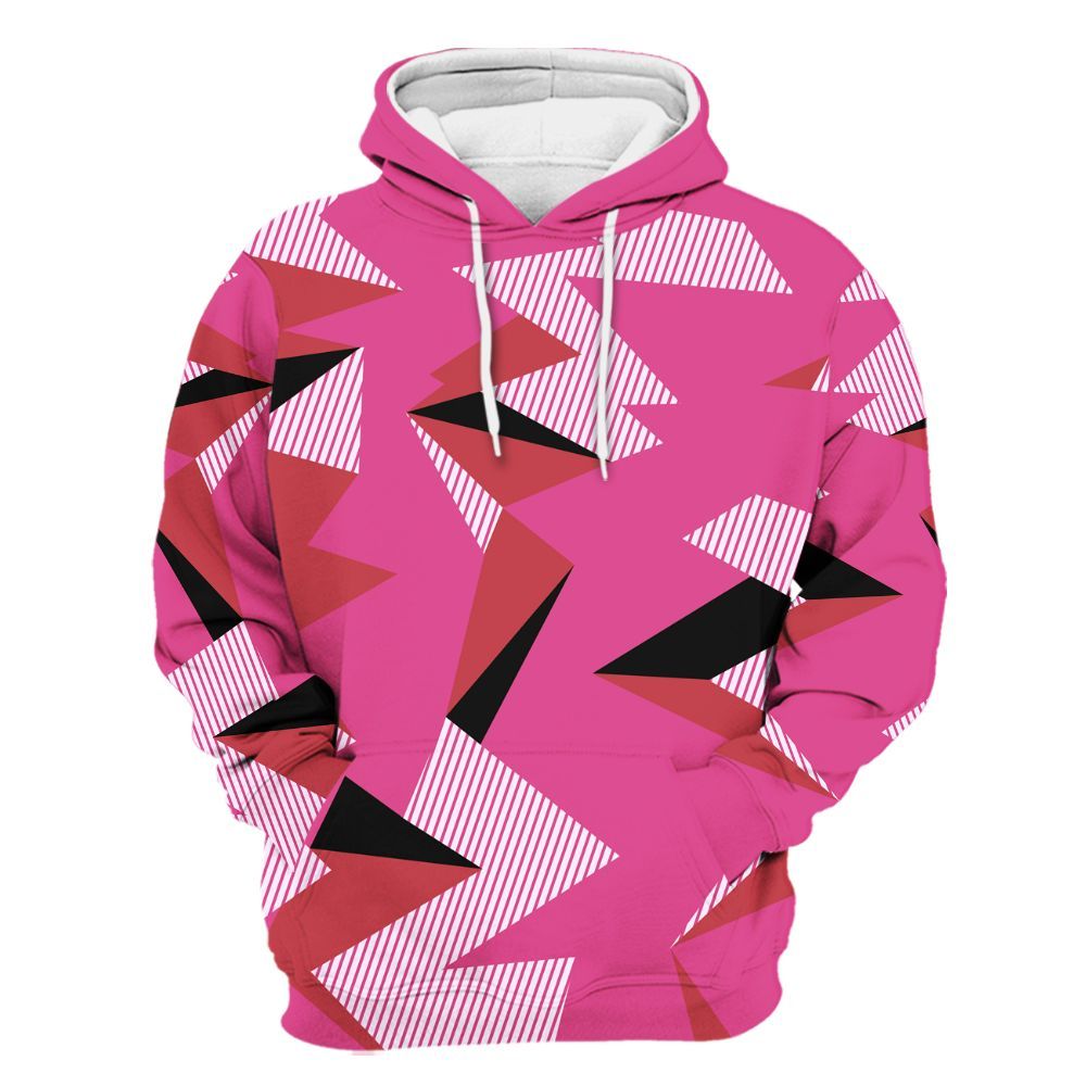 Hoodie To Match KD 4 Aunt Pearl - Geometric Camouflage Pattern All Over Print