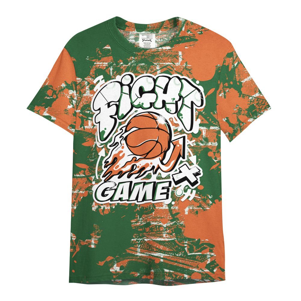 Shirt To Match Low Miami 5s - Fighter Games Graphic Street Art All Over Print