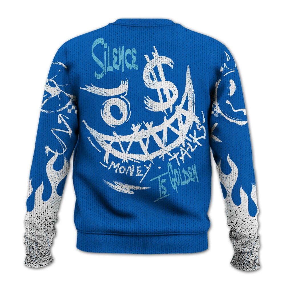 Knitted Sweater To Match Dunk Low Argon - Mouth Burning Street Style