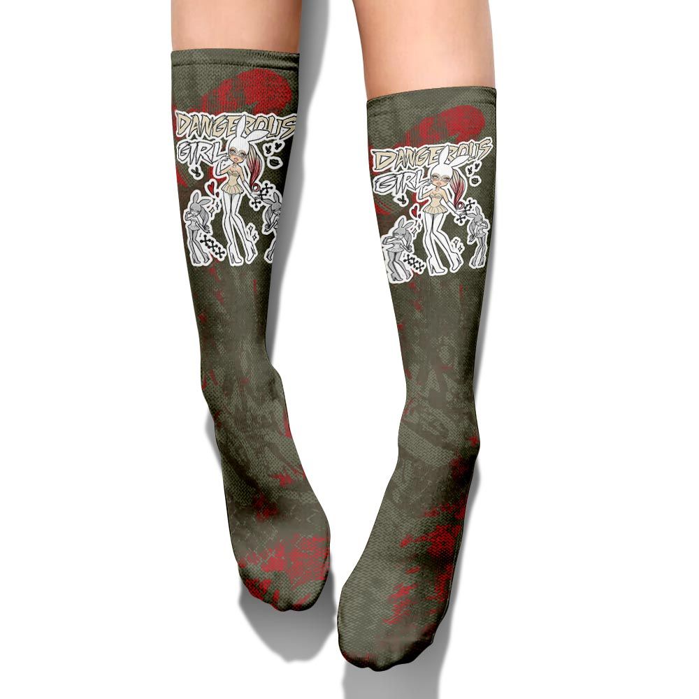 Sock To Match Travis Scott Low OG Medium Olive 1s - Dangerous.Girl