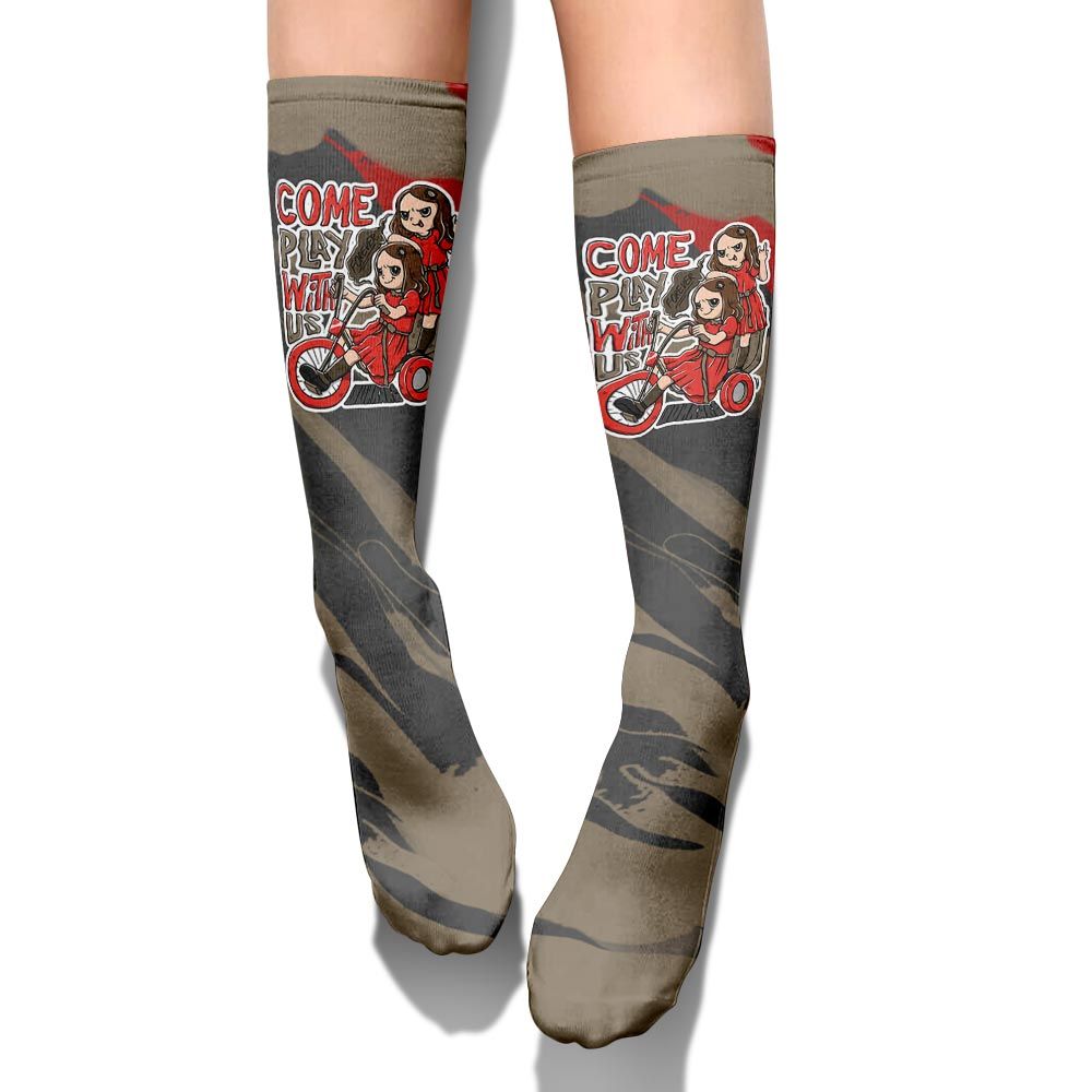 Sock To Match Olive 9s - Come Hangout Halloween