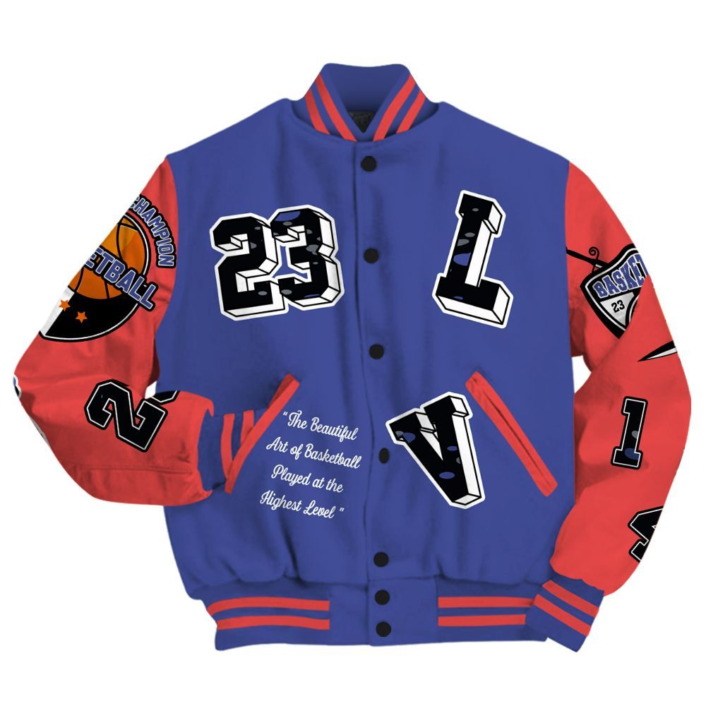 Varsity Jacket To Match KD 4 Nerf - The GOAT Got Em Streetwear All Over Print