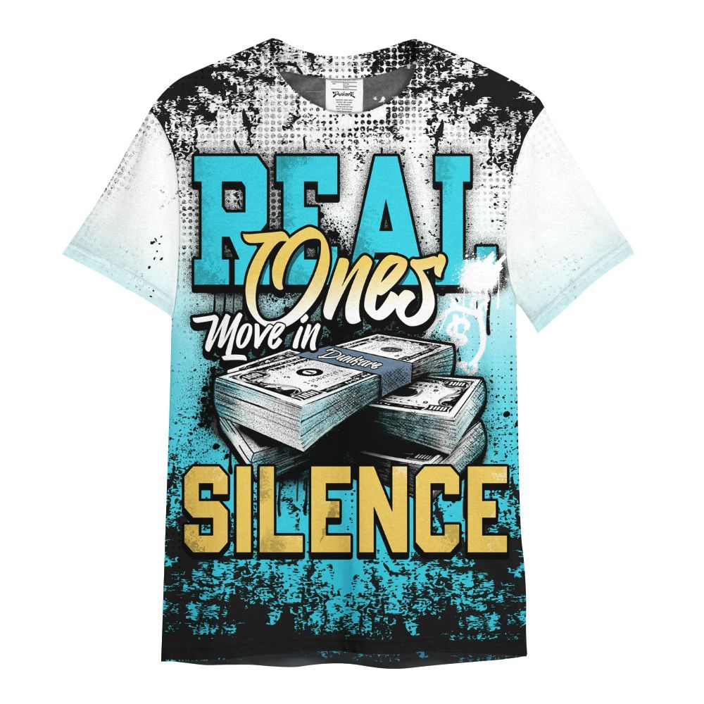 Shirt To Match Retro Gamma Blue 11s - Move In Silence Money Street Retro All Over Print