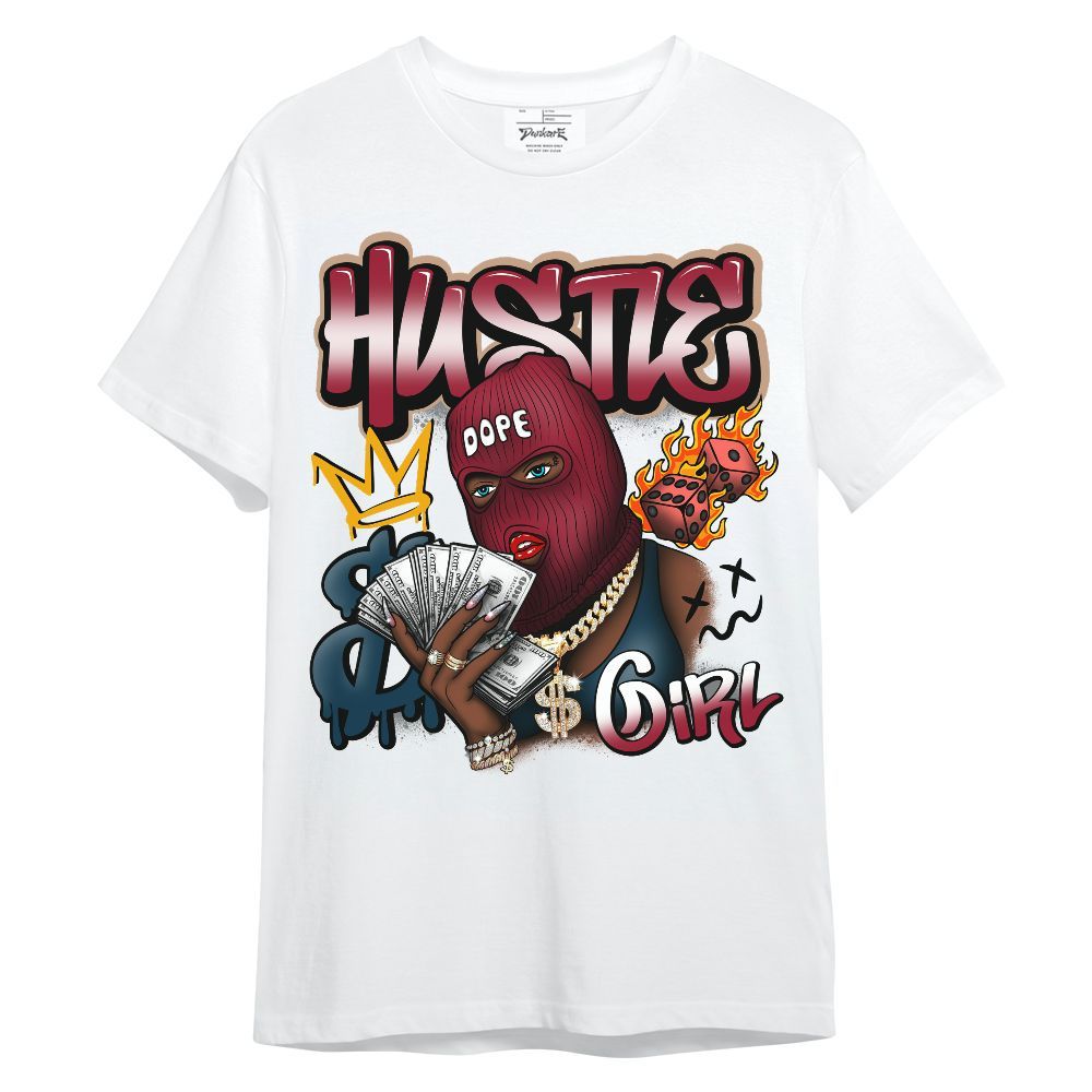 Shirt To Match Mid Multi Color 2022 1s - Money Hustles Girl Streetwear Unisex Shirt