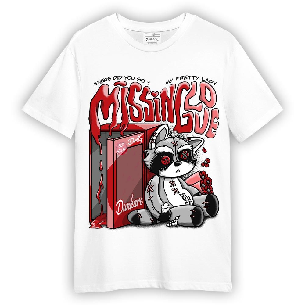 Shirt To Match Shirt Missing Love Raccoon, Bred Reimagined 4s, To Match Sneaker Bred Reimagined 4s DNY