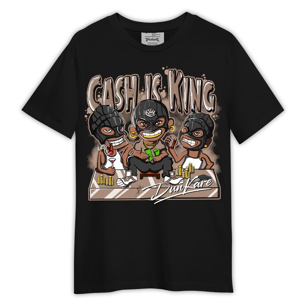 Shirt To Match OG Latte 1s - Cash Is King Robber Gang Shirt Outfit 1005 LGH