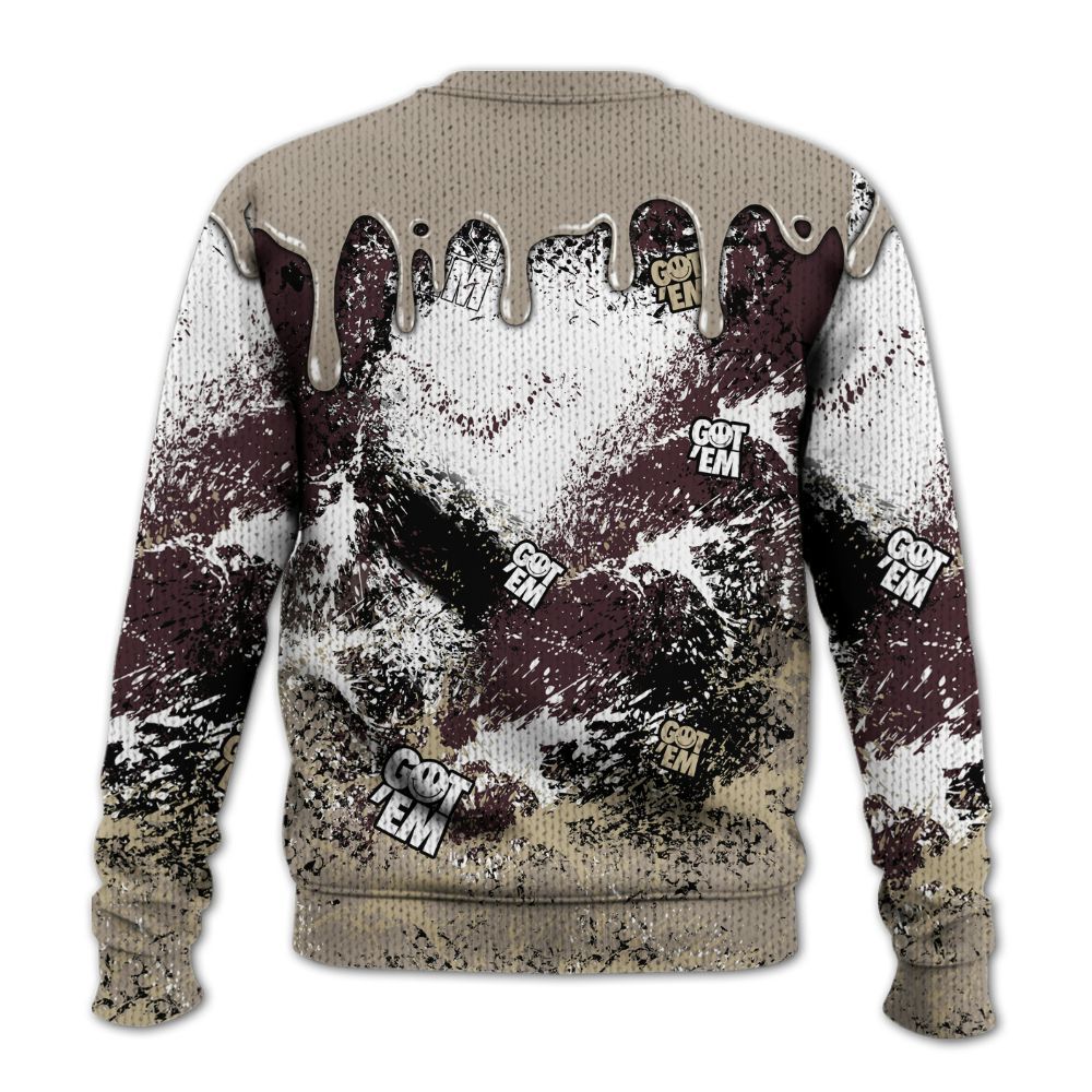 Knitted Sweater To Match AMM Retro Phantom 4s - Dripping 23 Drip