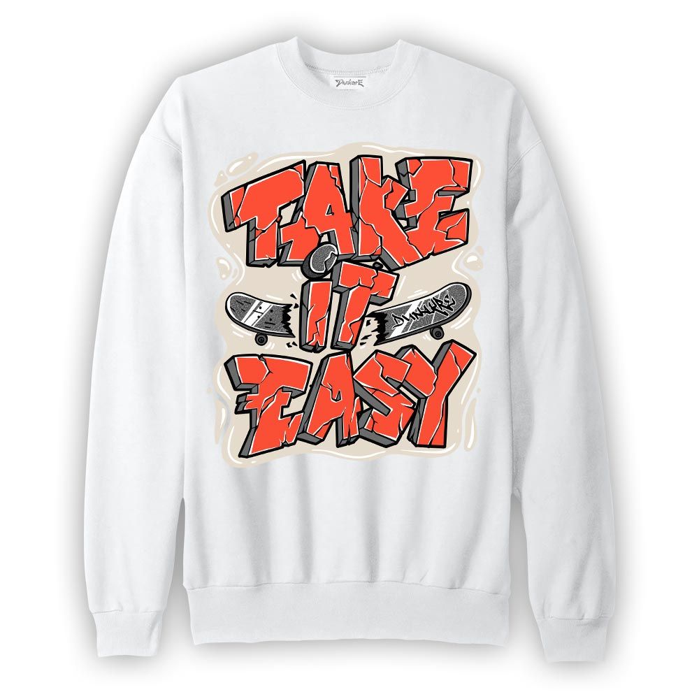 Sweatshirt To match Georgia Peach 3s Sweatshirt - Take It Easy Graffiti Graphic