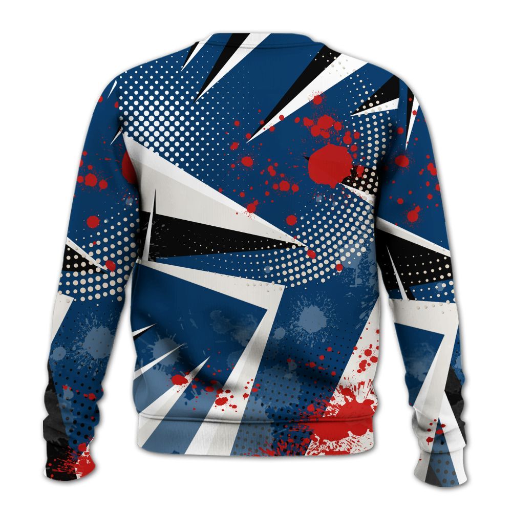 Sweatshirt To Match Retro Rare Air 11s - Trust No One Dripping All Over Print