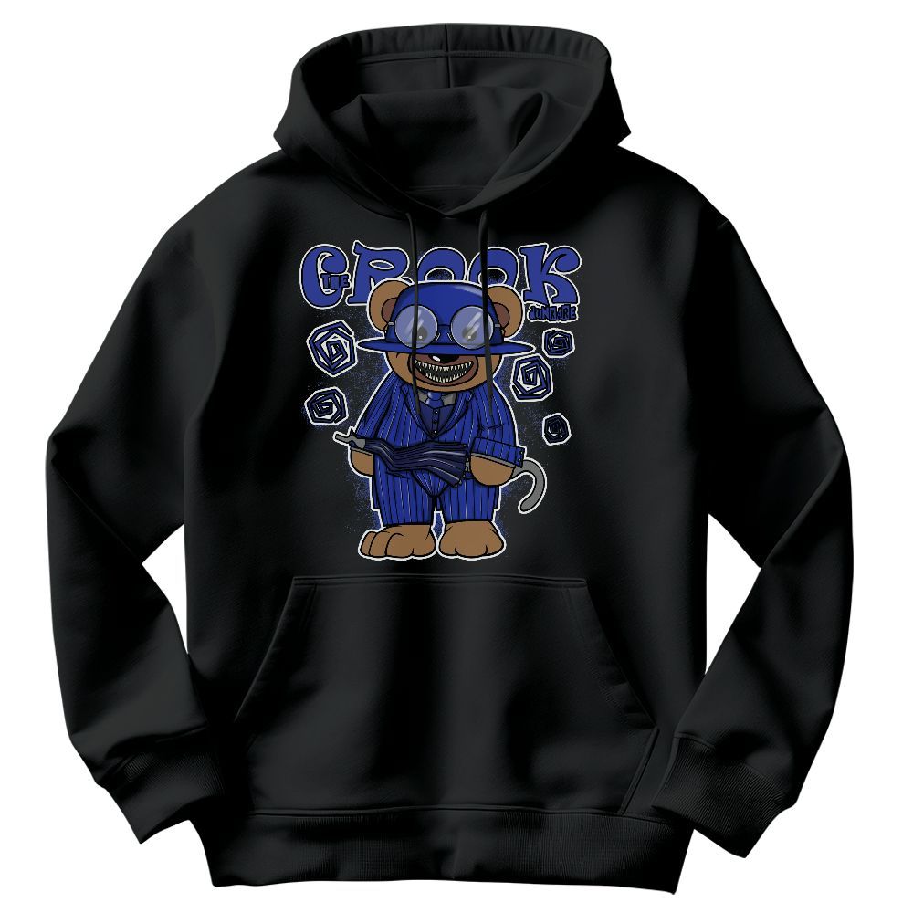 Sweatshirt To Match Air Max Plus Black Racer Blue - Swindler Bear Graphic