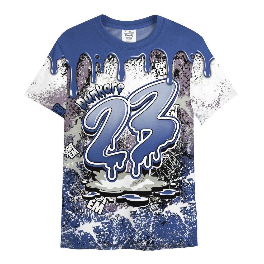 Shirt To Match Low OG Voodoo Alternate 1s - Dripping 23 Drip All Over Print