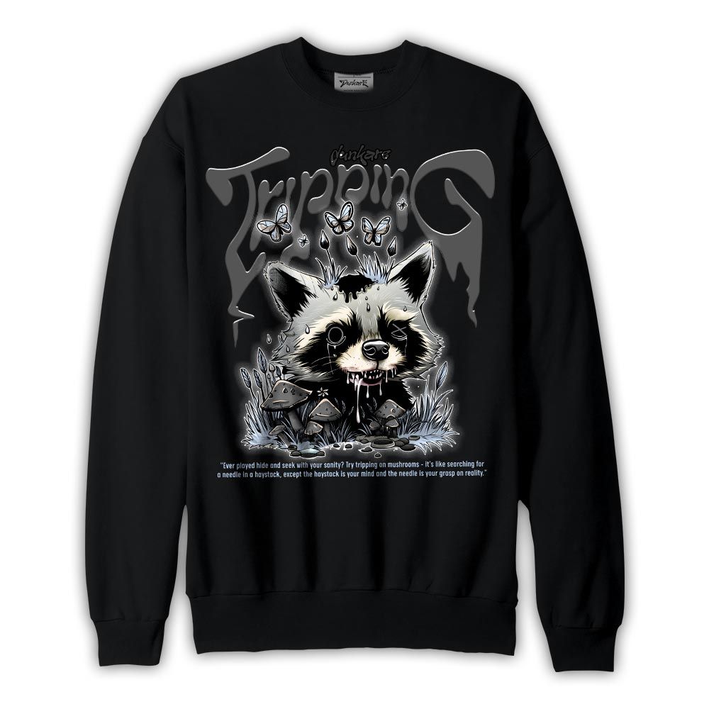 Sweatshirt To match Reverse Oreo 6s Sweatshirt - Tripping Raccoon Graphic