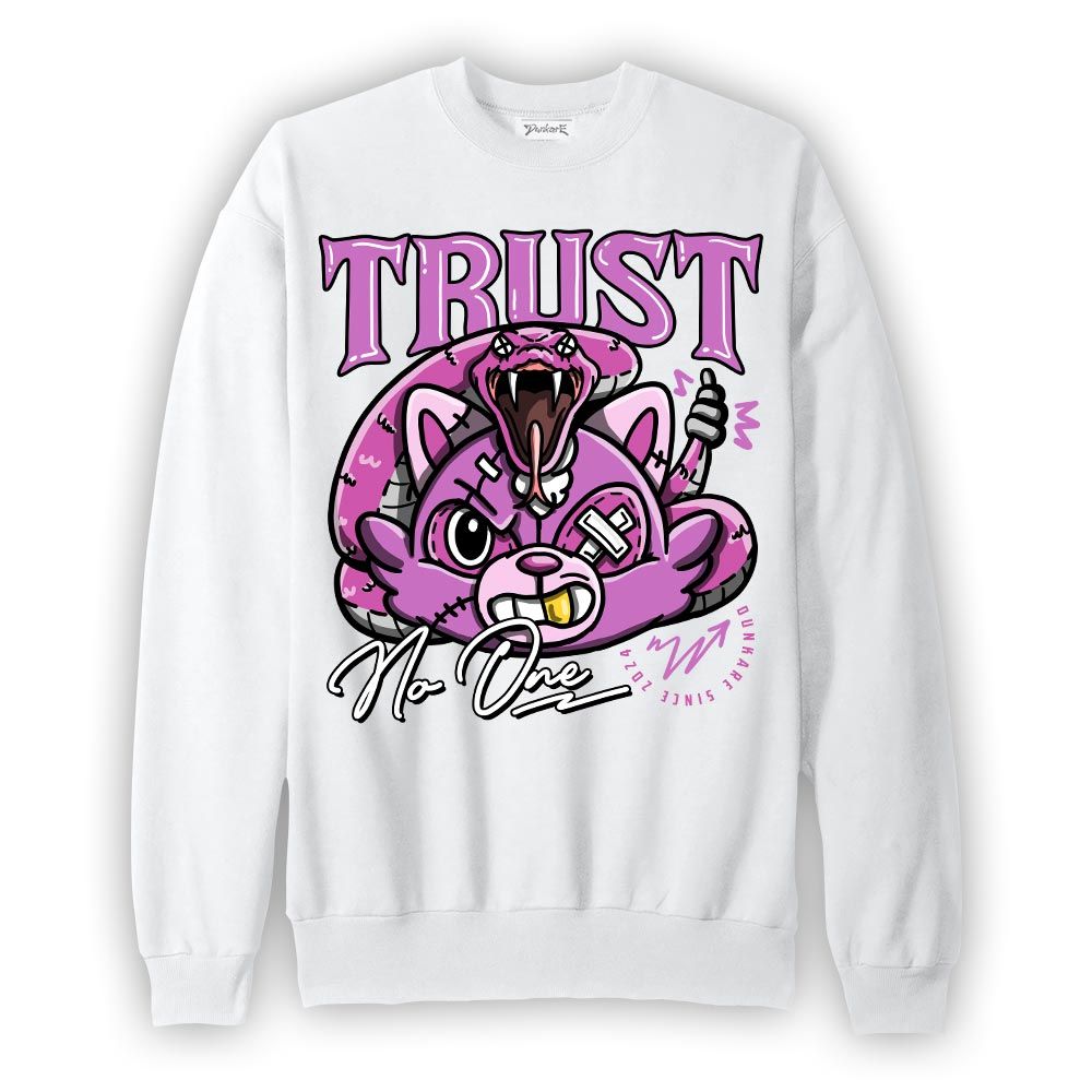 Sweatshirt To match Hyper Violet 4s Sweatshirt - Trust No Raccoon Graphic 1805 DNY