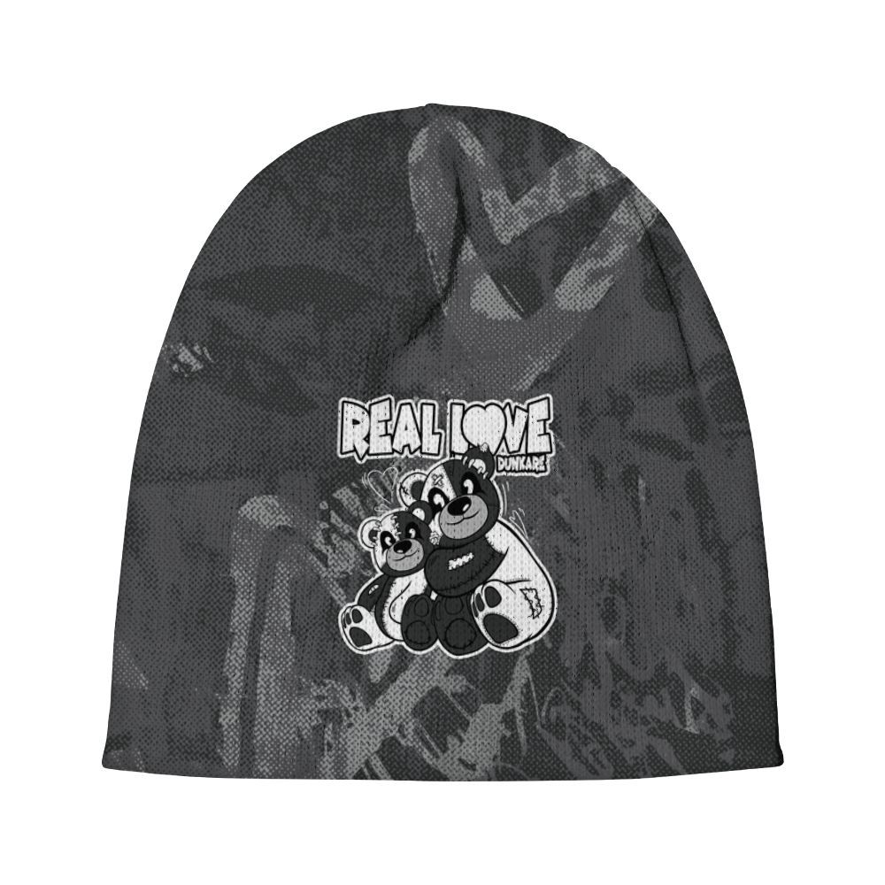 Beanie Hat To Match White Thunder 4s - Sincere Fondness Bear Graphic