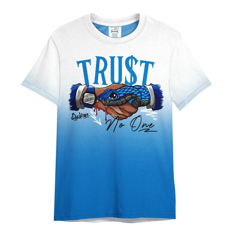 Shirt To Match Blueberry 12s - Trust No One Drip Graphic All Over Print