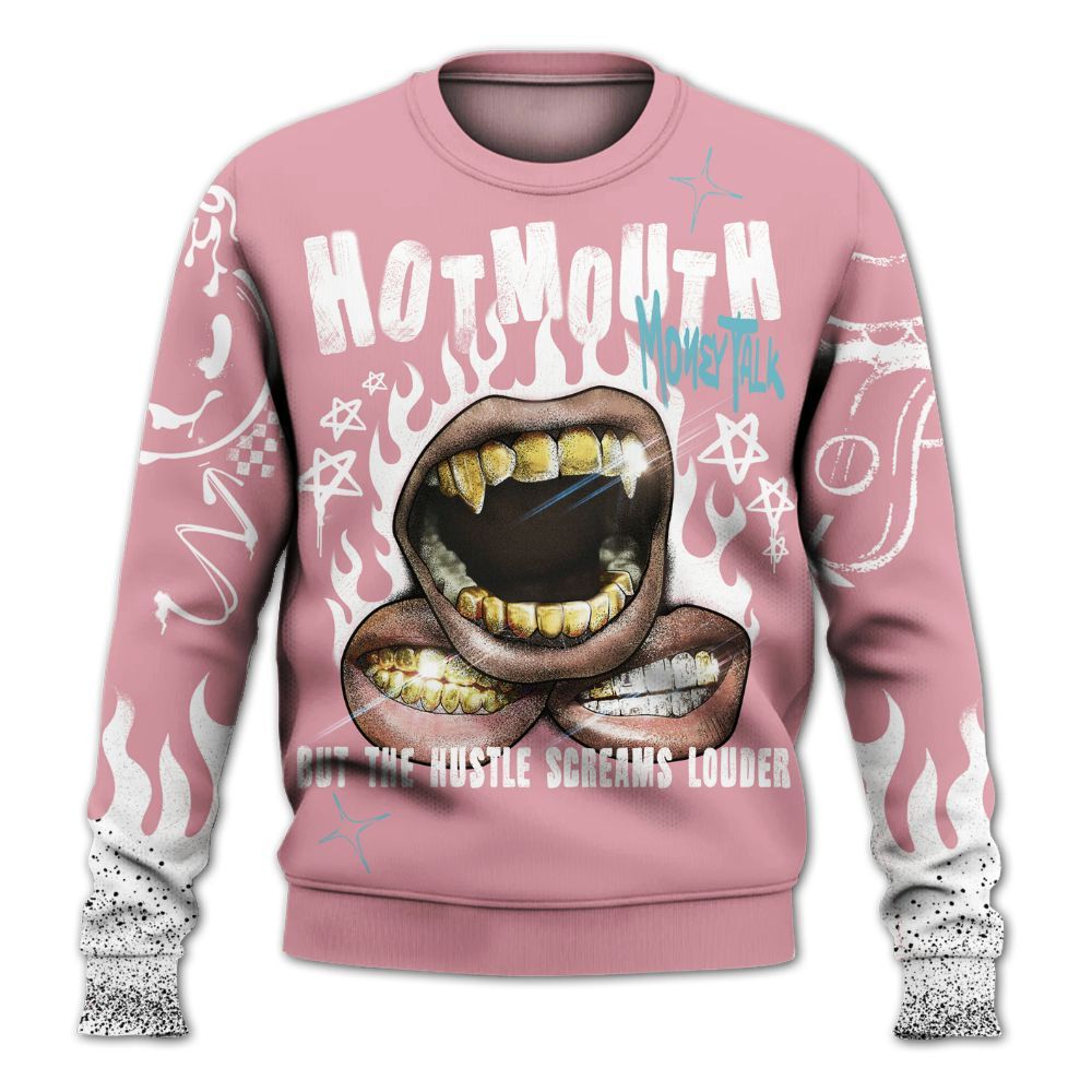 Sweatshirt To Match Doernbecher 6s - Mouth Burning Street Style All Over Print