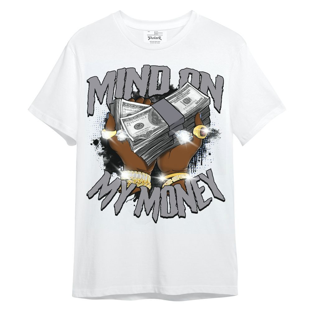 Shirt To Match Low Cement Grey 11s - Mind On My Money Graphic Unisex Shirt
