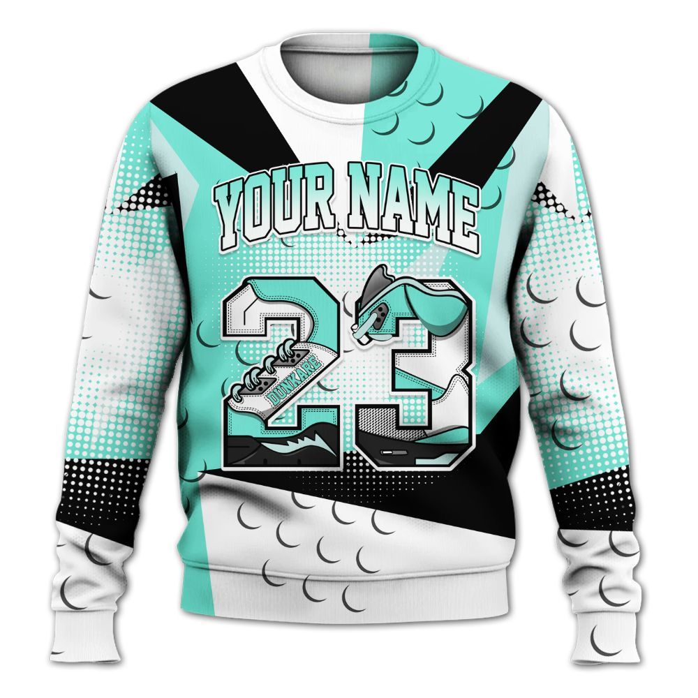 Sweatshirt To Match Retro Low Igloo 11s - Custom Name 23 5s All Over Print