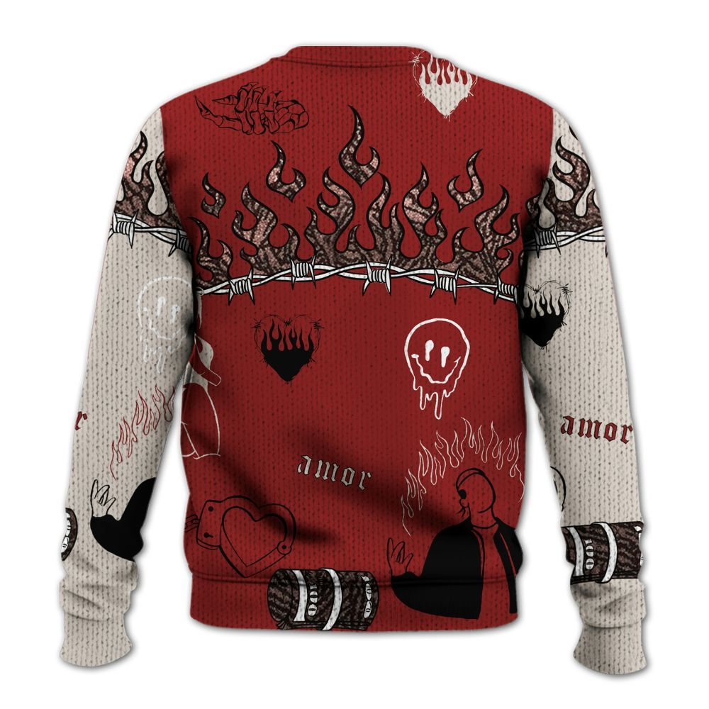Sweater To Match World’s Best Dad 3s - Snake Trust No One Graphic