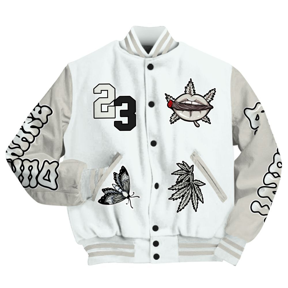 Varsity Jacket To Match Air Max 1 Jacquemus White - Bluntz Unique All Over Print