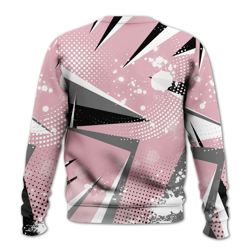 Sweatshirt To Match Air Max DN Pink Foam - Poly Trust No One Dripping All Over Print