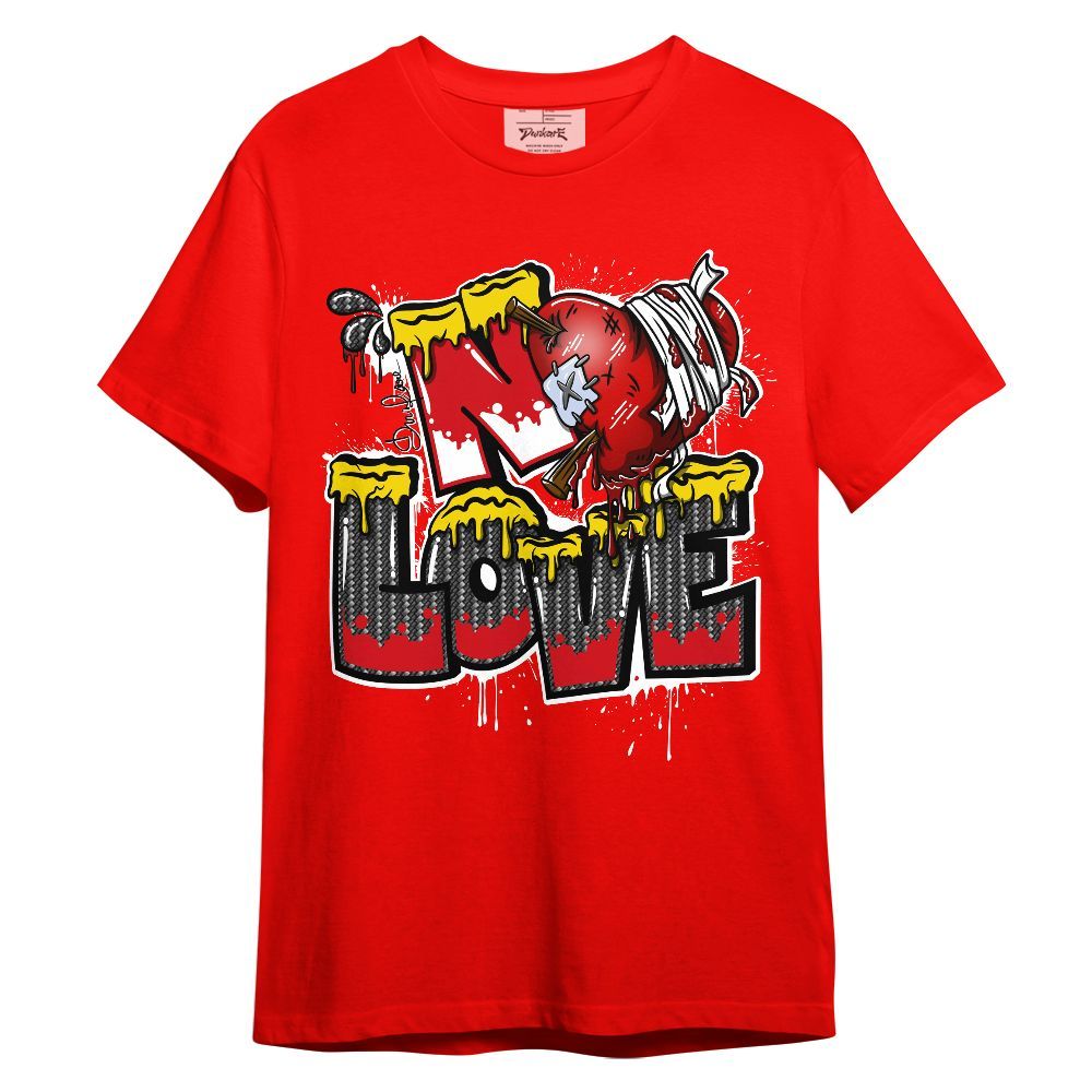 Shirt To Match Ferrari 14s - Drip No Love Heart Graphic