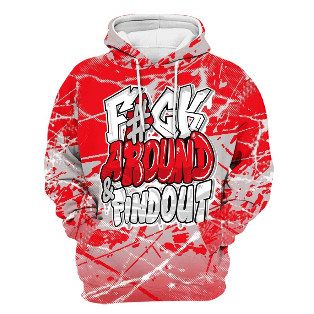Hoodie To Match Air Max 1 Low Poly - F Around Find Out Graphic Profound All Over Print