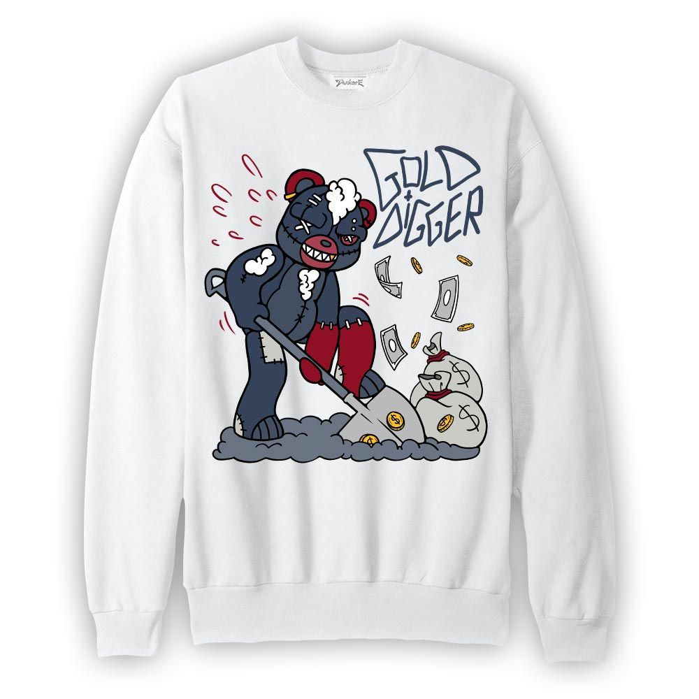 Sweatshirt To match Retro Olympic 6s Sweatshirt - Goal Digger Hugz Graphic