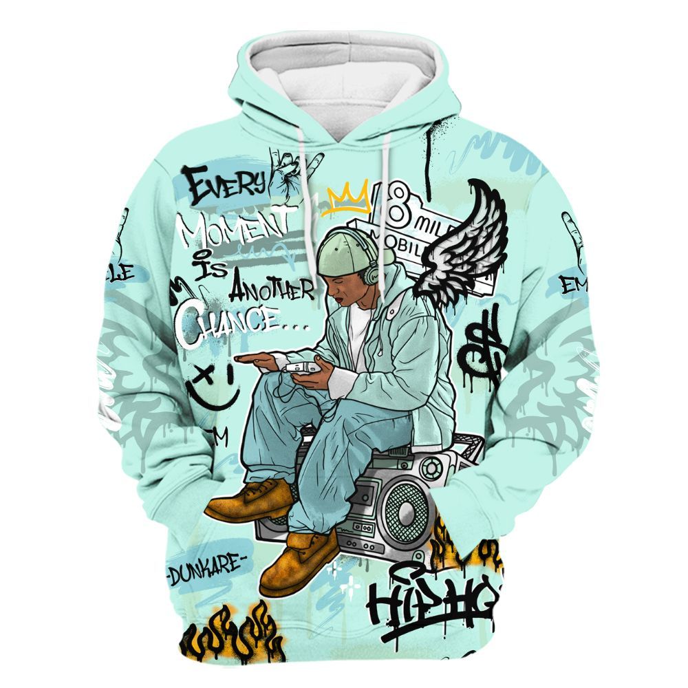 Hoodie To Match Retro Low Igloo 11s - 8Mile Movie Graffiti All Over Print