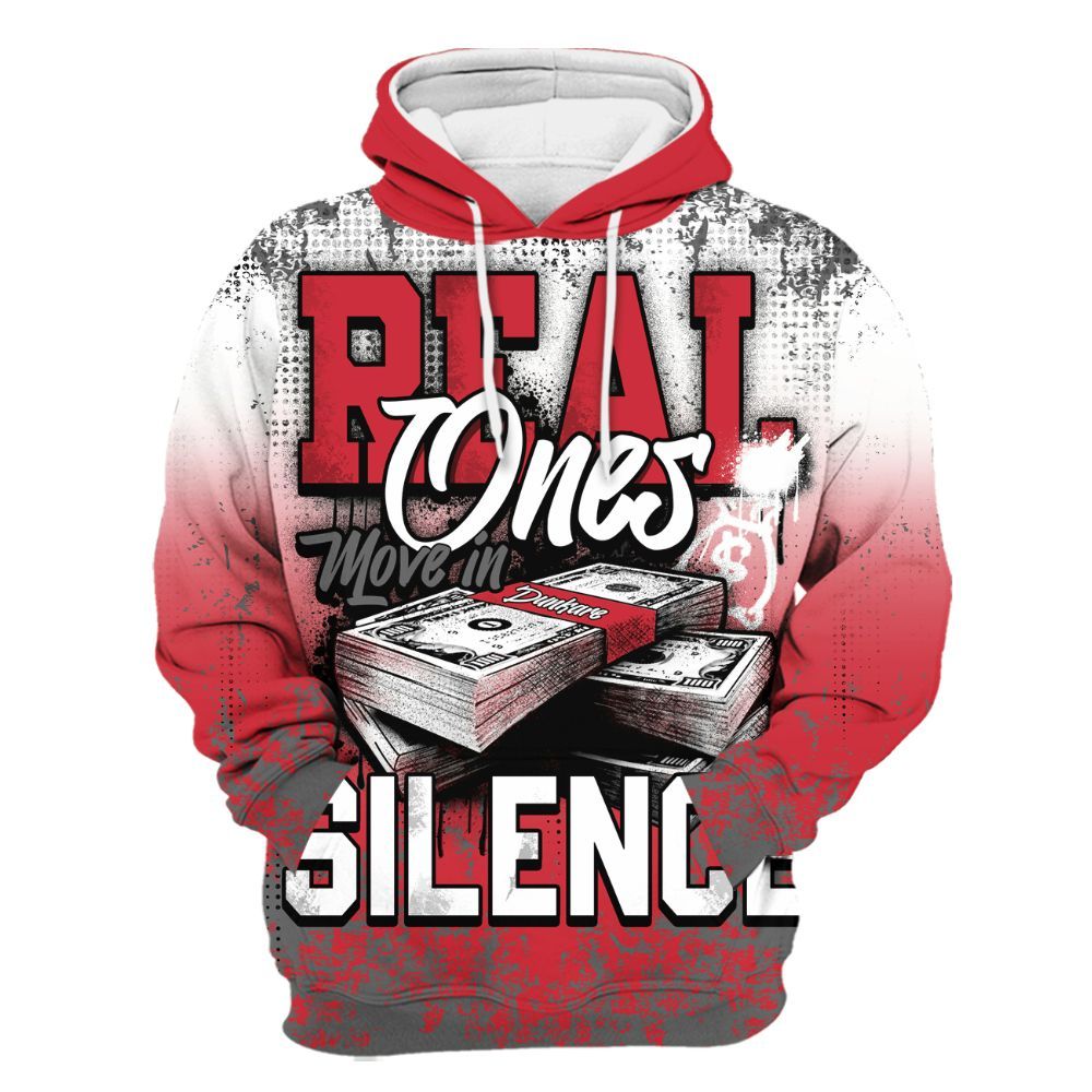 Hoodie To Match Bunny 2025 8s - Move In Silence Money Street Retro All Over Print