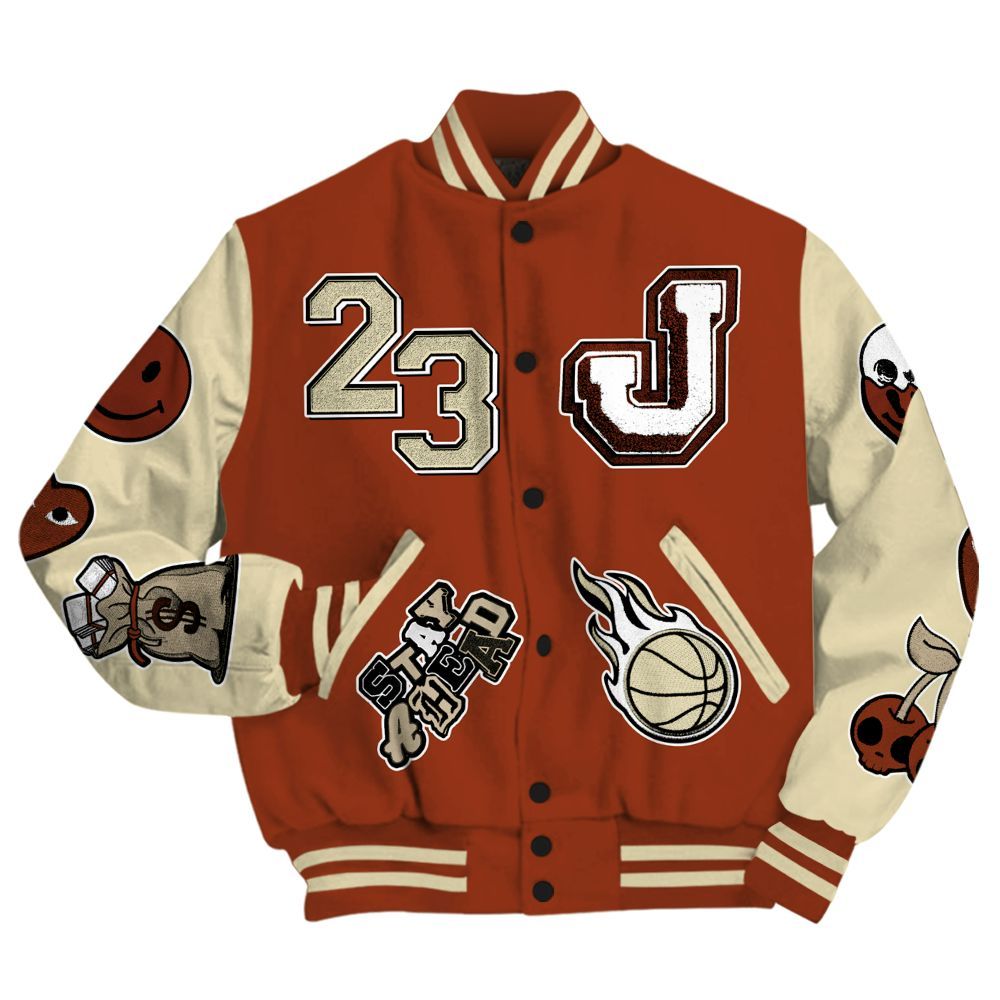 Varsity Jacket To Match Retro Eastside Golf 12s - Hustles Money Number 23 All Over Print