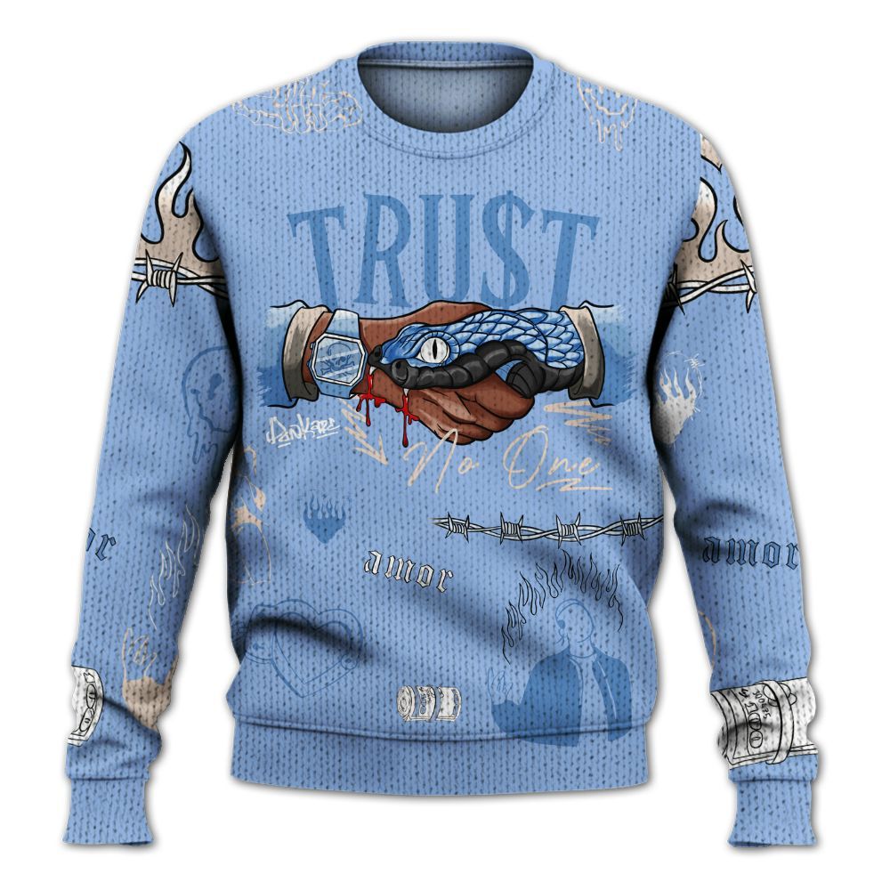 Knitted Sweater To Match Air Max 1 Royal Pulse - Snake Trust No One